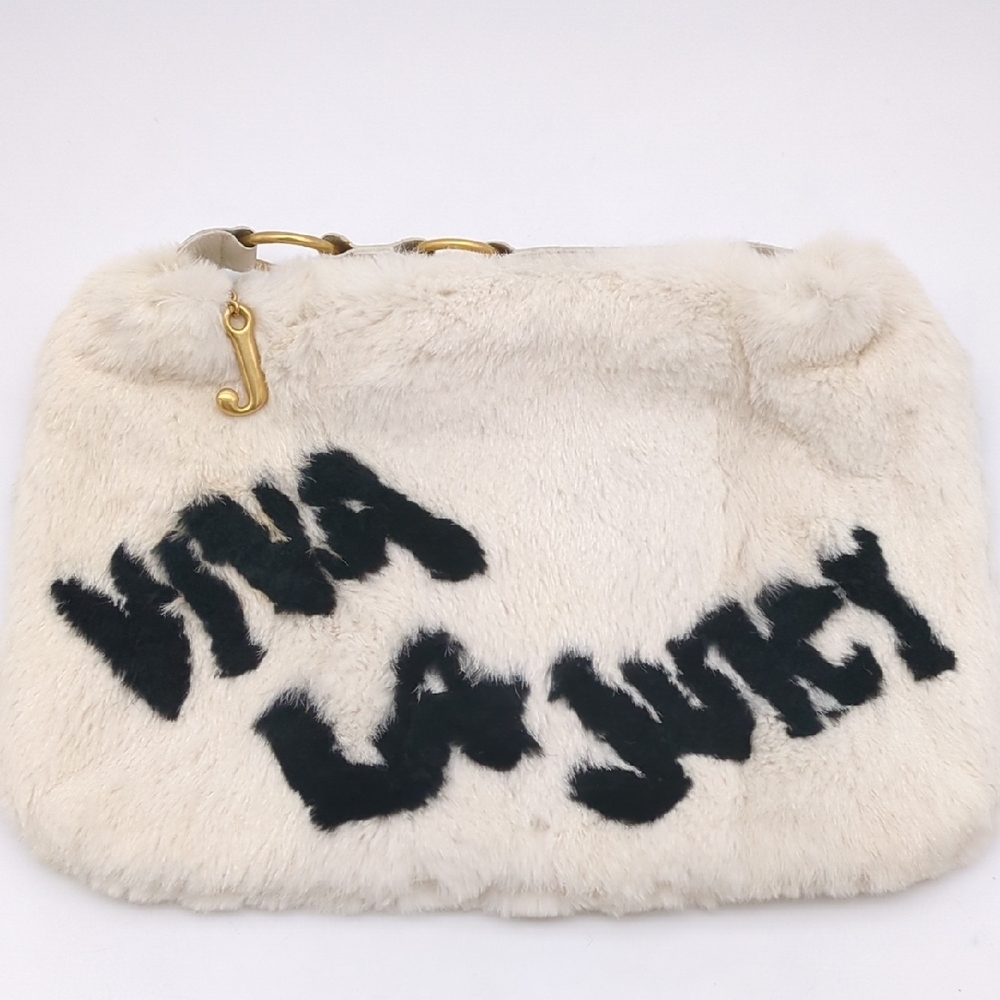 Vintage Juicy Couture Viva La Juicy Fur Purse Handbag